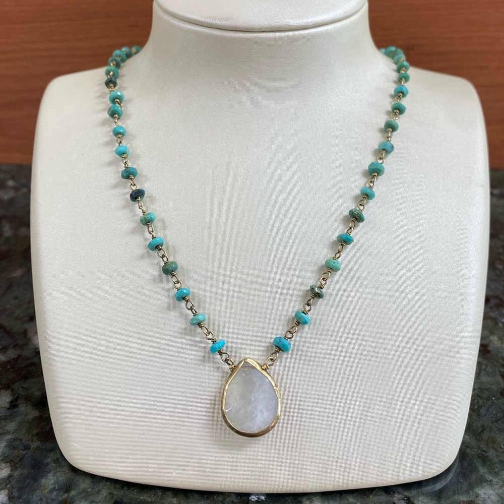 Ela Rae precious stone necklace